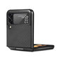 FixPremium - Pouzdro Carbon pro Samsung Galaxy Z Flip 3, hnědá