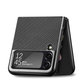 FixPremium - Pouzdro Carbon pro Samsung Galaxy Z Flip 3, hnědá