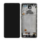 Samsung Galaxy A72 A725F, A726B - LCD Displej + Dotykové Sklo + Rám (Black) OLED