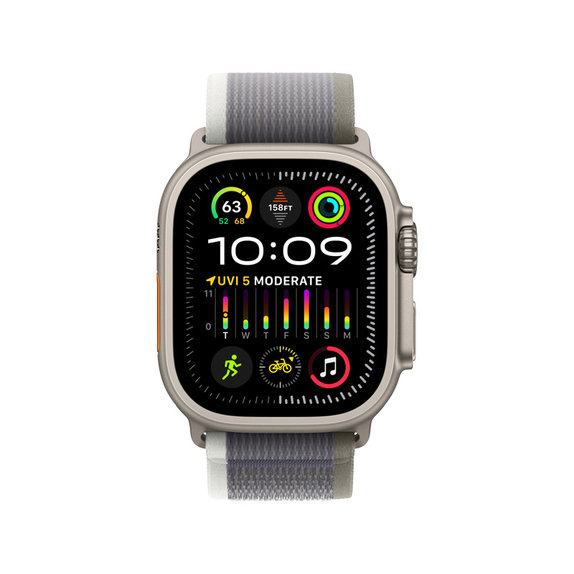FixPremium - Řemínek Trail Loop pro Apple Watch (38, 40 a 41mm), šedá