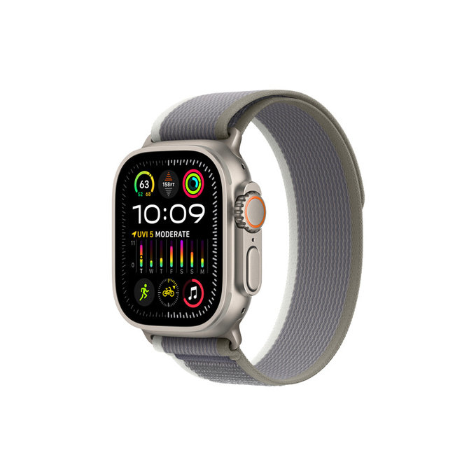 FixPremium - Řemínek Trail Loop pro Apple Watch (38, 40 a 41mm), šedá