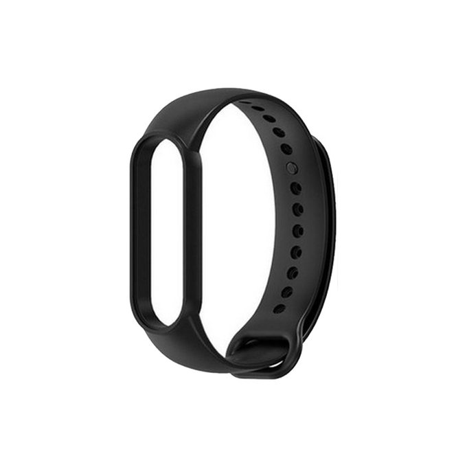 FixPremium - Silikonový Řemínek pro Xiaomi Mi Band (5/6/7/7 NFC), černá
