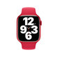 FixPremium - Silikonový Řemínek pro Apple Watch (38, 40 a 41mm), červená