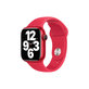 FixPremium - Silikonový Řemínek pro Apple Watch (38, 40 a 41mm), červená