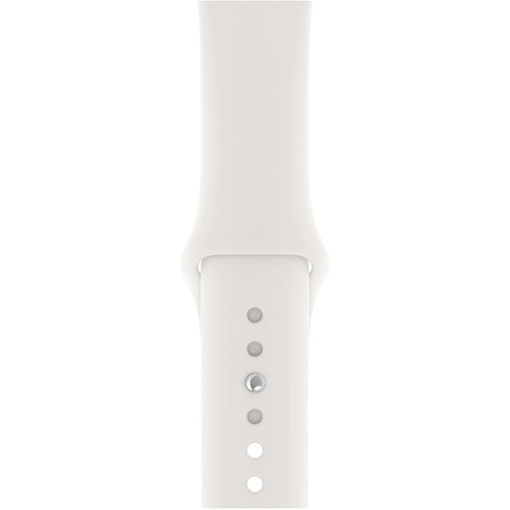 FixPremium - Silikonový Řemínek pro Apple Watch (42, 44, 45 a 49mm), bílá
