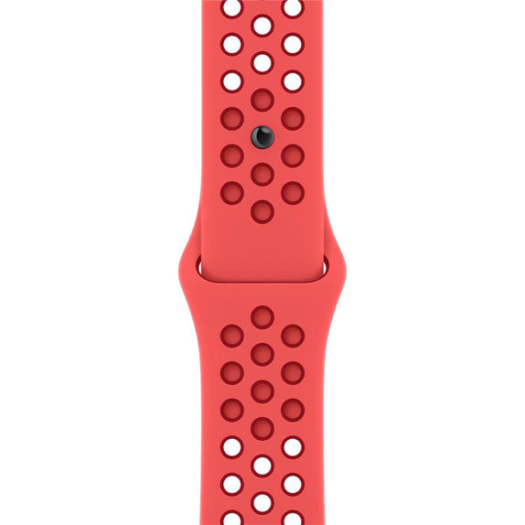 FixPremium - Silikonový Sportovní Řemínek pro Apple Watch (42, 44, 45 a 49mm), červená