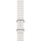 FixPremium - Řemínek Ocean Loop pro Apple Watch (38, 40 a 41mm), bílá