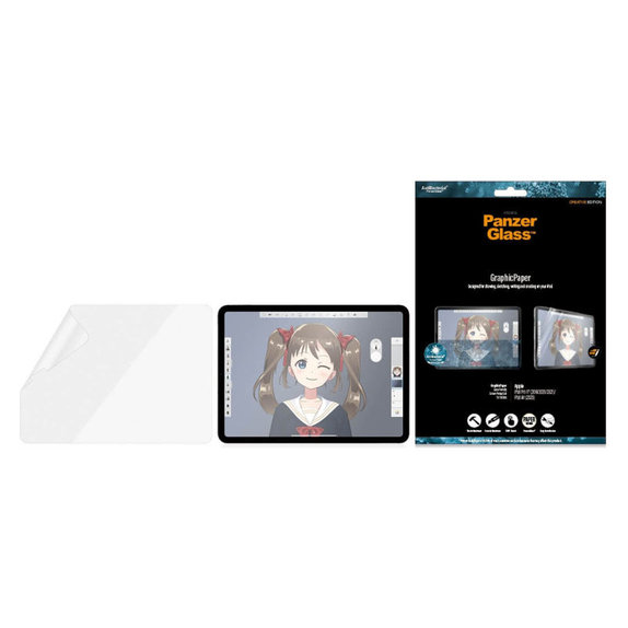 Ochranná fólie GraphicPaper Case Friendly AB pro iPad Pro 11''/Air 10,9'', Čirá, PanzerGlass