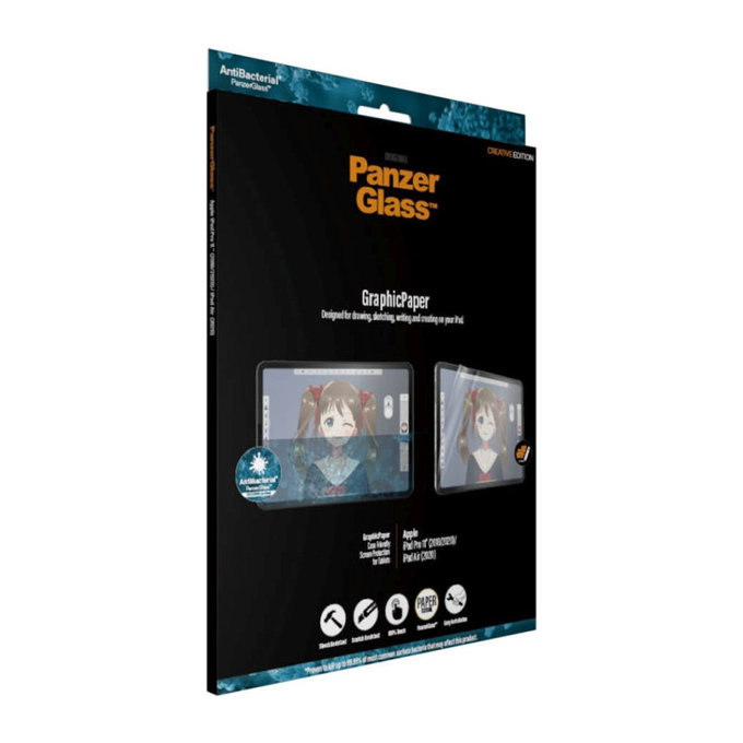 Ochranná fólie GraphicPaper Case Friendly AB pro iPad Pro 11''/Air 10,9'', Čirá, PanzerGlass