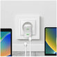 PURO - Nabíjecí Adaptér MiniPro 2x USB-C, GaN, 35W, bílá