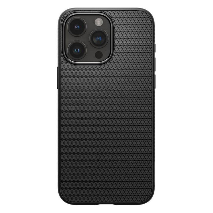 Spigen - Pouzdro Liquid Air pro iPhone 15 Pro Max, matte black