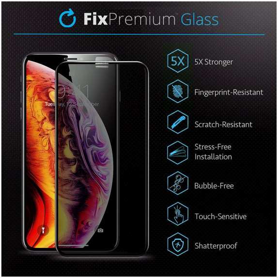 FixPremium Privacy Anti-Spy Glass - Tvrzené Sklo pro iPhone 15 Pro Max