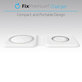 FixPremium - MagSafe Duo pro iPhone a Apple Watch, bílá