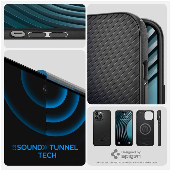 Spigen - Pouzdro Mag Armor s MagSafe pro iPhone 14 Pro Max, Matte Black