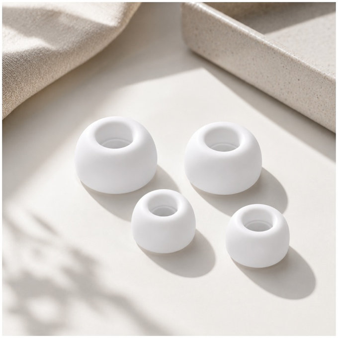 FixPremium - AirPods Pro Tips - Sada 2 ks (L, S), white
