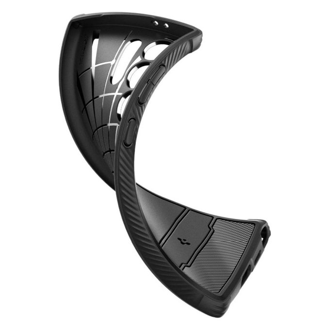 Spigen - Pouzdro Rugged Armor pro Samsung Galaxy S24 Ultra, Matte Black