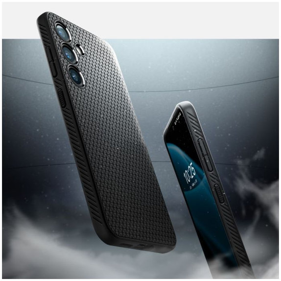Spigen - Pouzdro Liquid Air pro Samsung Galaxy S24, Matte Black