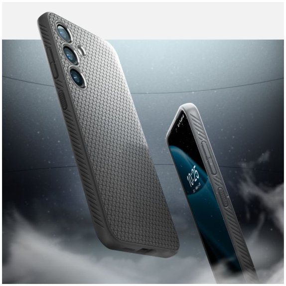 Spigen - Pouzdro Liquid Air pro Samsung Galaxy S24, Granite Gray