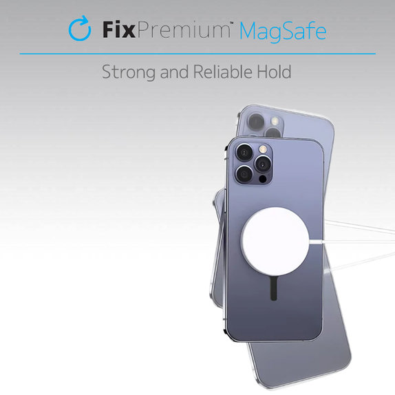 FixPremium - Magnet pro MagSafe Pro, stříbrná