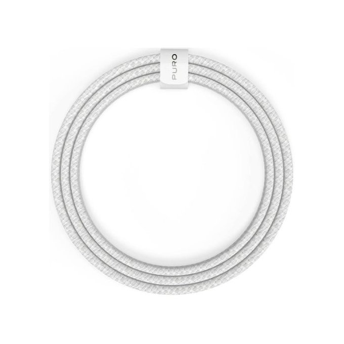 PURO - USB-C Kabel / USB-C, 240W, Fabrik FABK4, 2 m, bílá