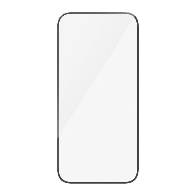 Tvrzené sklo UWF s aplikátorem pro iPhone 16 Plus/15 Plus, Černá, PanzerGlass