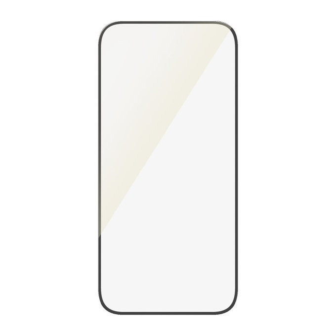 Tvrzené sklo UWF Eyecare s aplikátorem pro iPhone 16 Plus/15 Plus, Černá, PanzerGlass