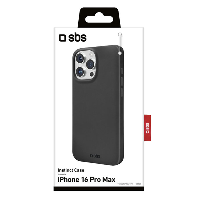 SBS - Puzdro Instinct pro iPhone 16 Pro Max, černá