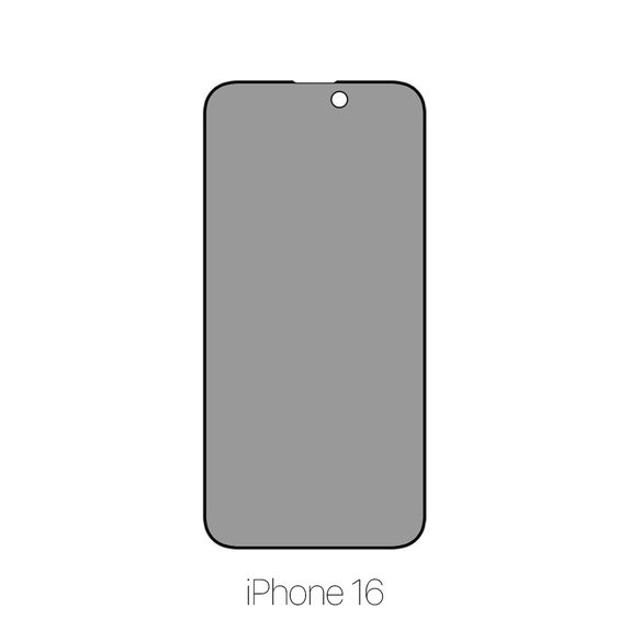 FixPremium Privacy Anti-Spy Glass - Tvrzené Sklo pro iPhone 16