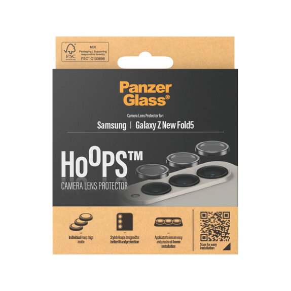 Ochranný kryt objektivu Hoops pro Samsung Z Fold6, Černá, PanzerGlass