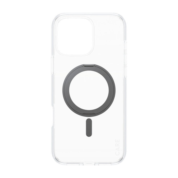 Pouzdro Kickstand s MagSafe pro iPhone 16 Pro Max, Černá, CARE