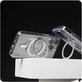 Pouzdro Kickstand s MagSafe pro iPhone 16 Pro, Stříbrná, CARE