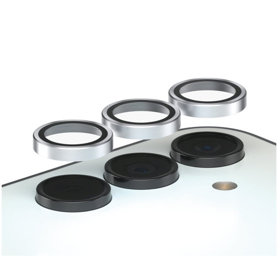Ochranný kryt objektivu Hoops pro Samsung A15/A15 5G, Světle modrá, PanzerGlass