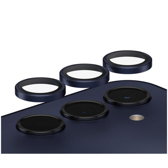 Ochranný kryt objektivu Hoops pro Samsung A25 5G, Modrá/Černá, PanzerGlass