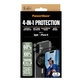 Bundle Hoops + Tvrzené sklo UWF + Hard Case + Magnetic Ring Mount pro iPhone 16, PanzerGlass