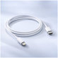 FixPremium - Kabel Lightning/USB-C, 1.5m, bílá