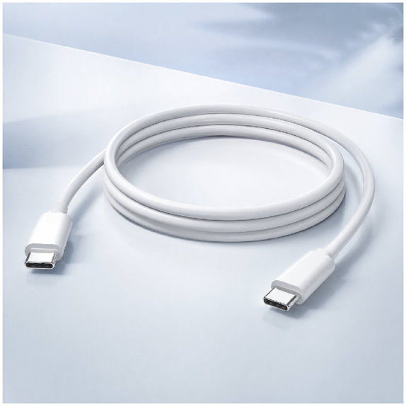 FixPremium - Kabel USB-C/USB-C, 1.5m, bílá