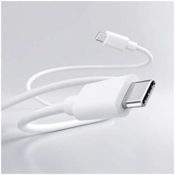 FixPremium - Kabel USB-C/USB-C, 1.5m, bílá