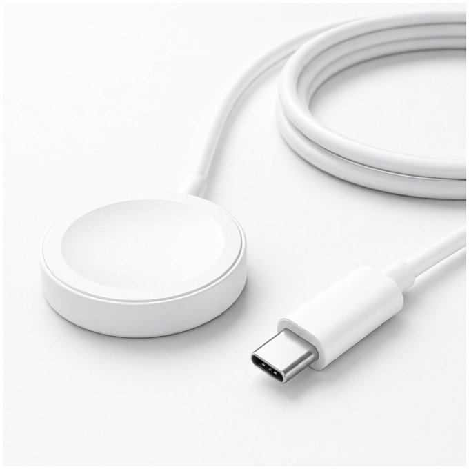 FixPremium - Kabel Watch/USB-C, 1.5m, bílá
