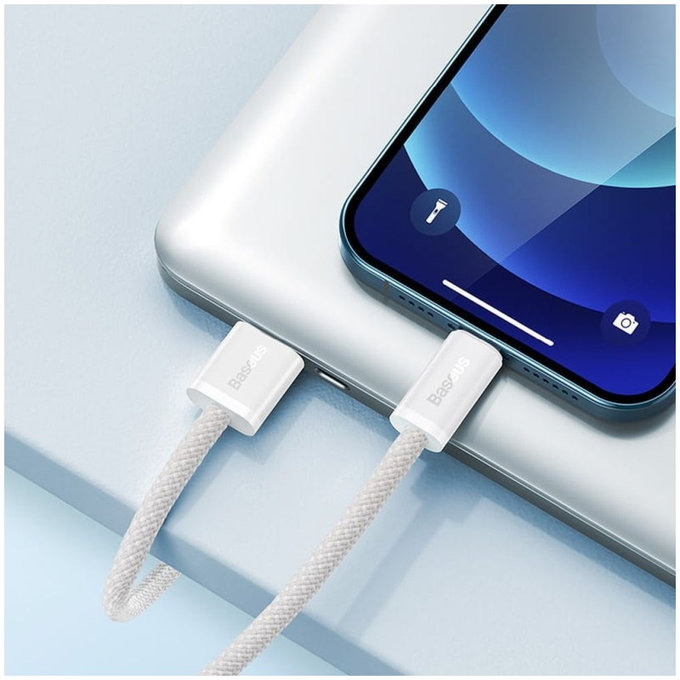 Baseus - Kabel Lightning/USB, 1.5m, bílá