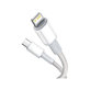 Baseus - Kabel Lightning/USB-C, 1.5m, bílá