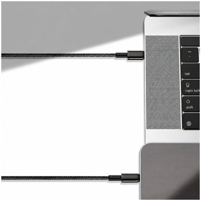 Baseus - Kabel Lightning/USB-C, 1.5m, černá
