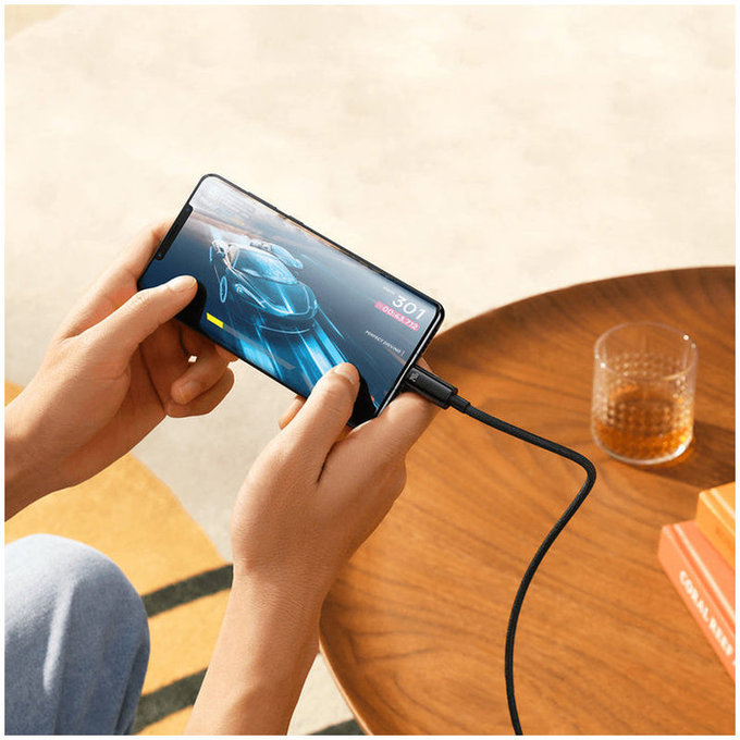 Baseus - Kabel USB-C/USB-C, 1.5m, černá