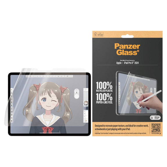 Ochranná fólie GraphicPaper UWF pro iPad Pro 11'', Čirá, PanzerGlass