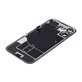 Apple iPhone 16 Plus - Sklo Zadního Housingu + Sklíčko Kamery + Kovová Destička + Magsafe Magnet (Black)