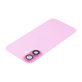 Apple iPhone 16 Plus - Sklo Zadního Housingu + Sklíčko Kamery + Kovová Destička + Magsafe Magnet (Pink)