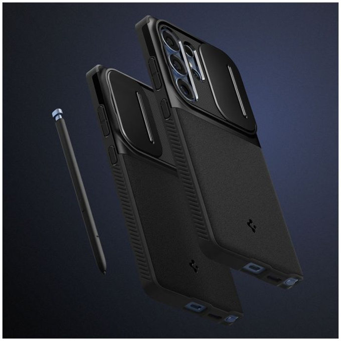 Spigen - Pouzdro Optik Armor pro Samsung Galaxy S25 Ultra, černá