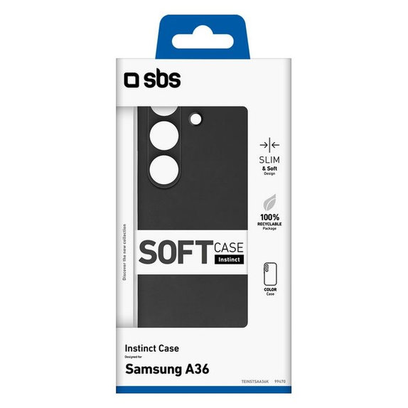 SBS - Pouzdro Instinct pre Samsung Galaxy A36 5G, černá