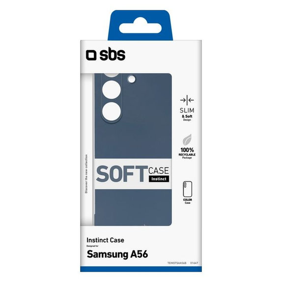 SBS - Pouzdro Instinct pre Samsung Galaxy A56, modrá
