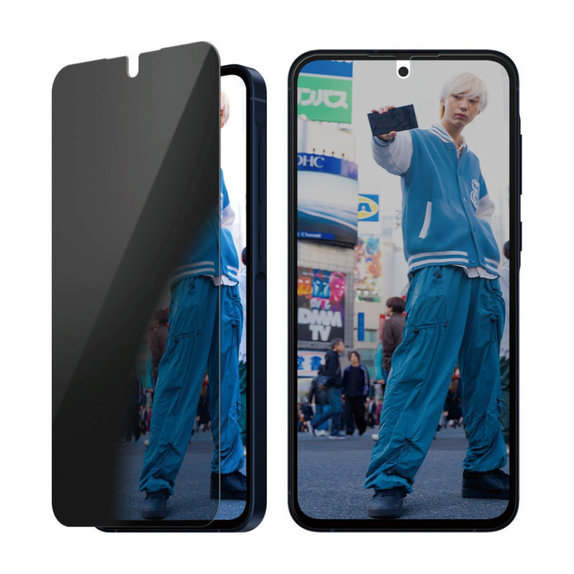 Tvrzené sklo UWF Privacy pro Samsung A56 5G, Transparentní, PanzerGlass