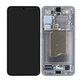 Samsung Galaxy S25 - LCD Displej + Dotykové Sklo + Rám (Silver Shadow) OLED